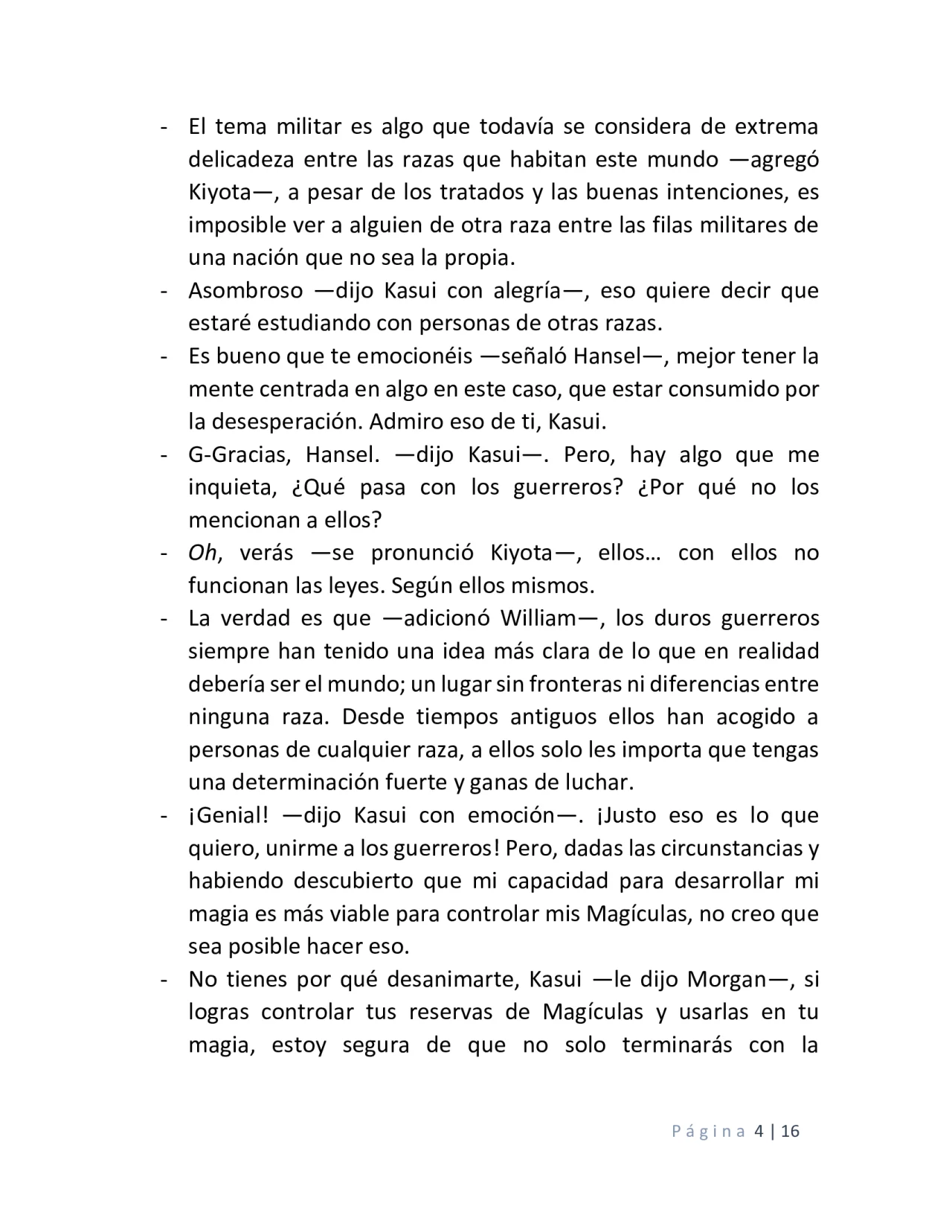 Página 4 del Manga