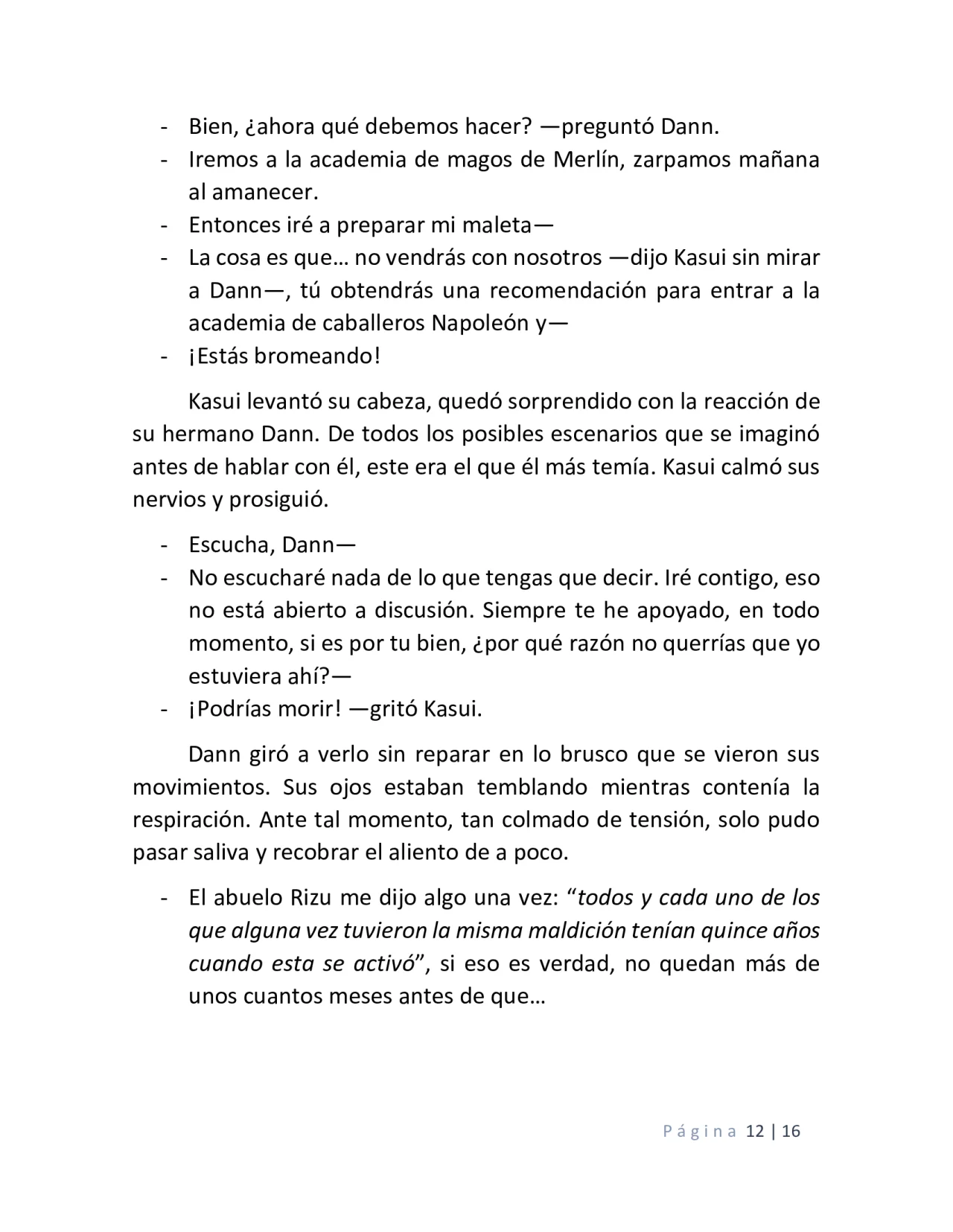 Página 12 del Manga