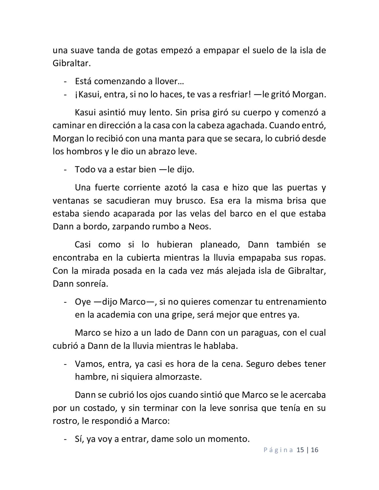 Página 15 del Manga