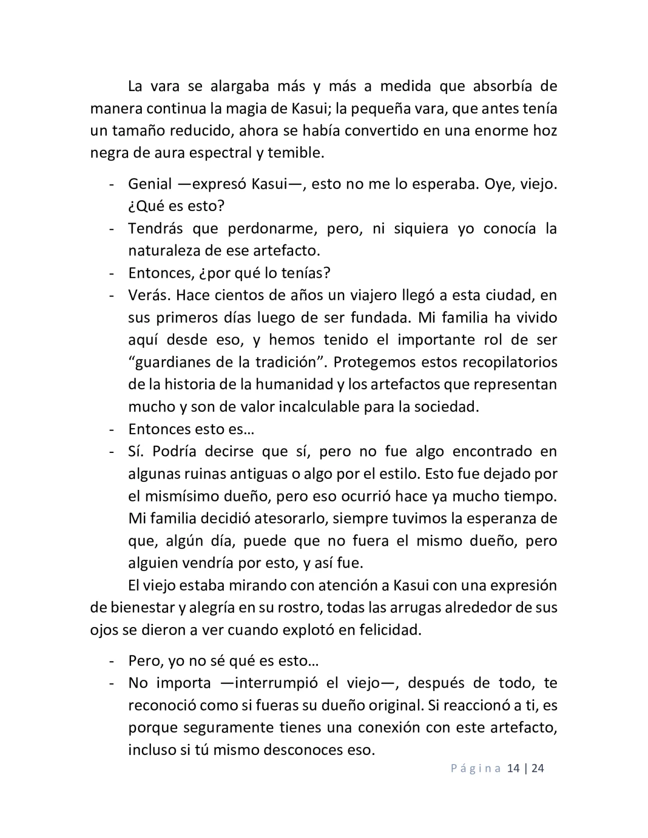 Página 14 del Manga