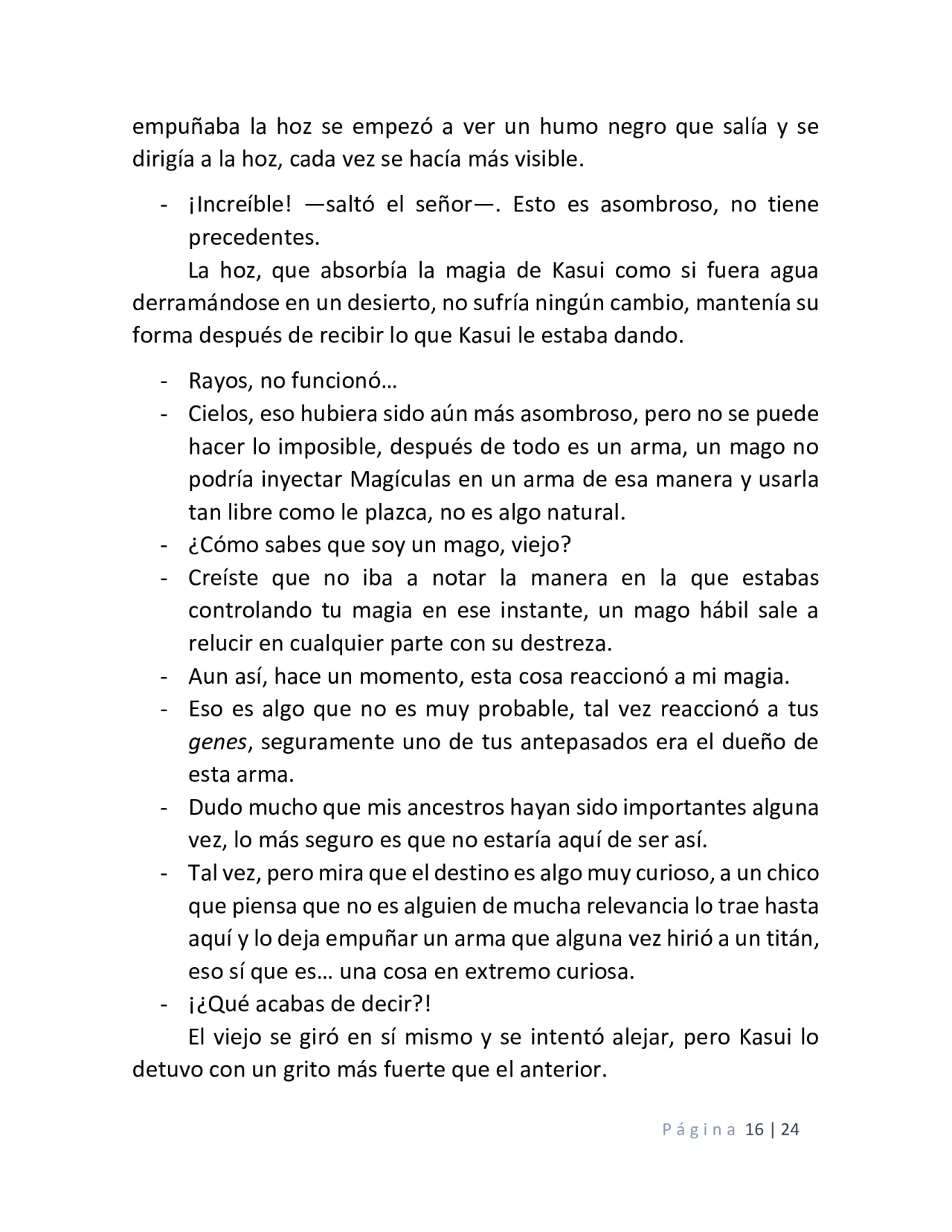 Página 16 del Manga