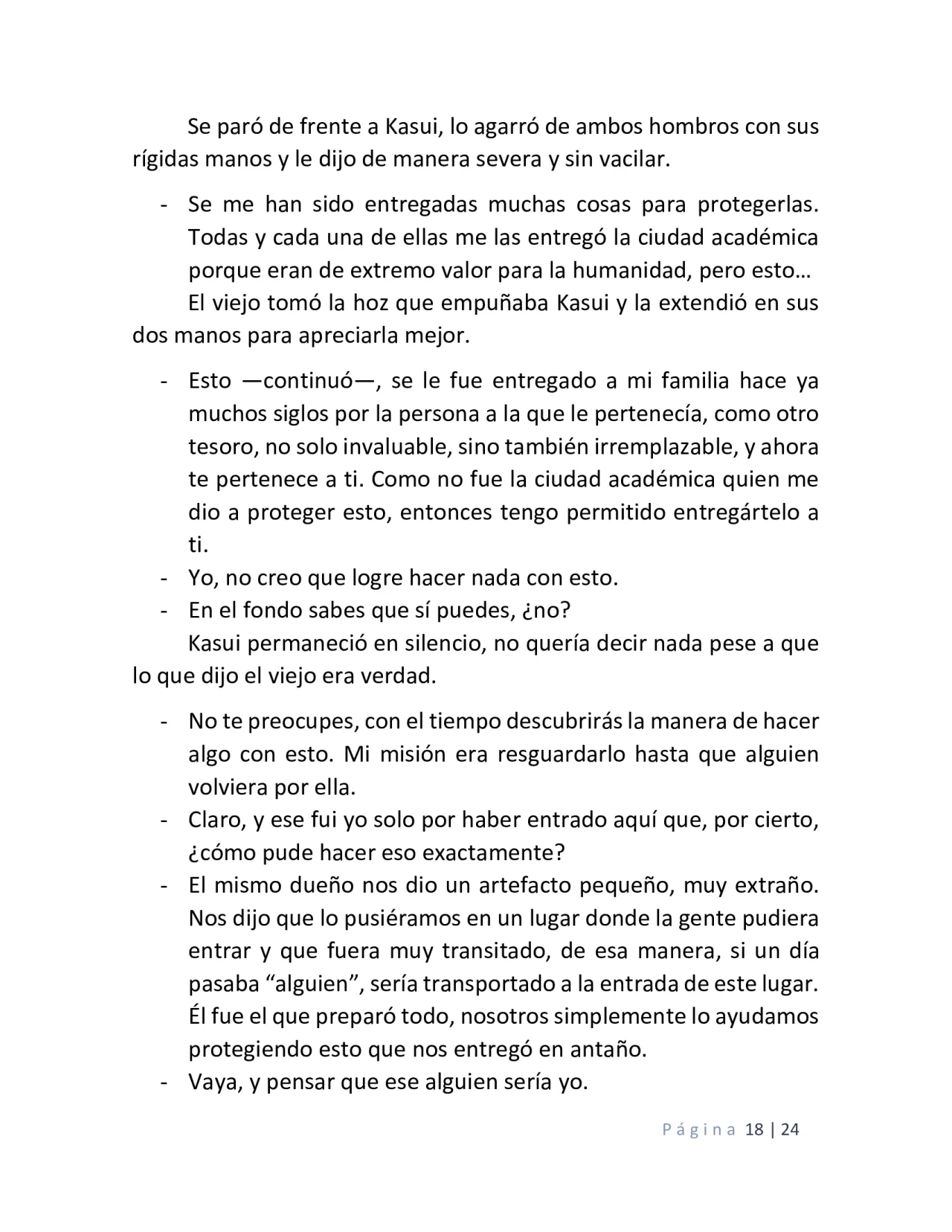 Página 18 del Manga