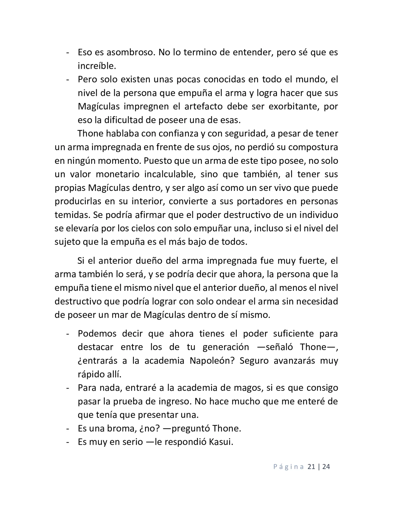 Página 21 del Manga