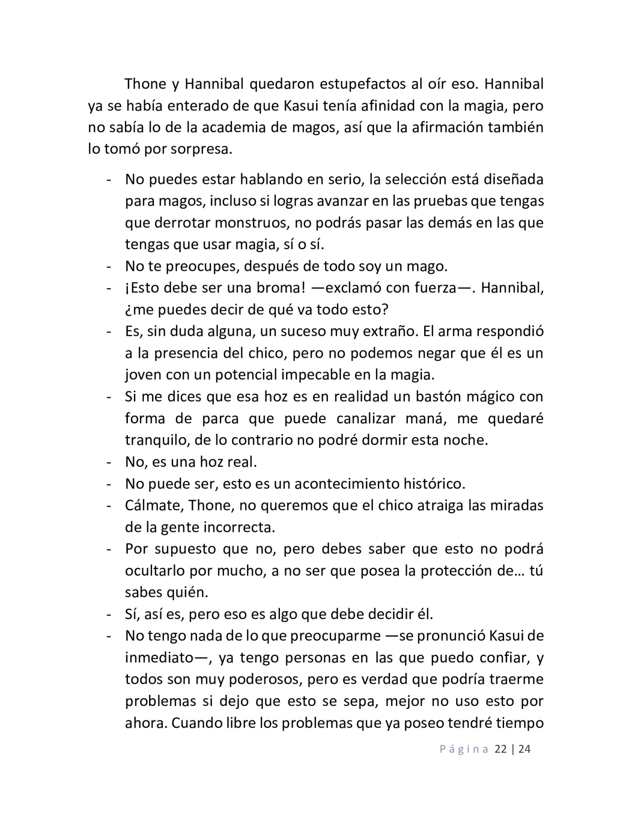 Página 22 del Manga