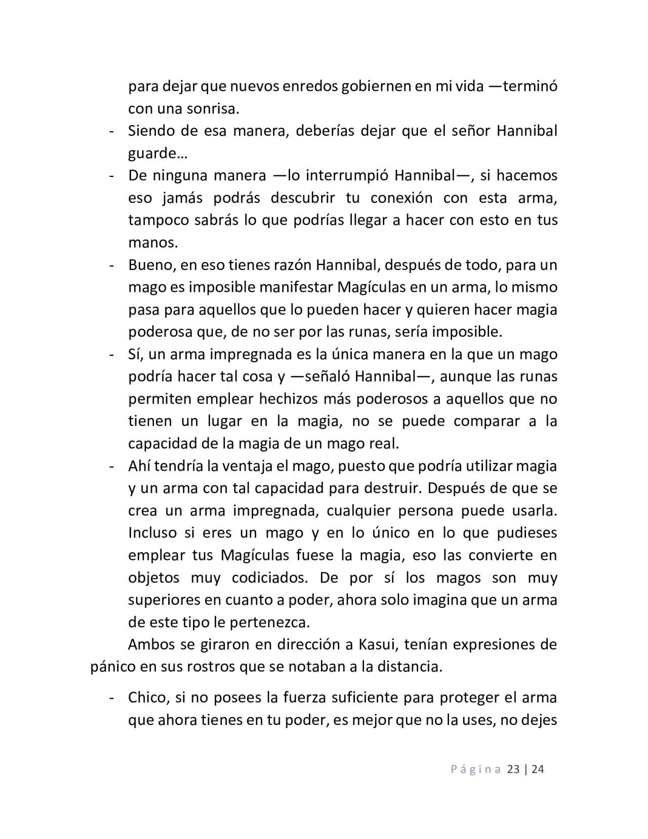 Página 23 del Manga