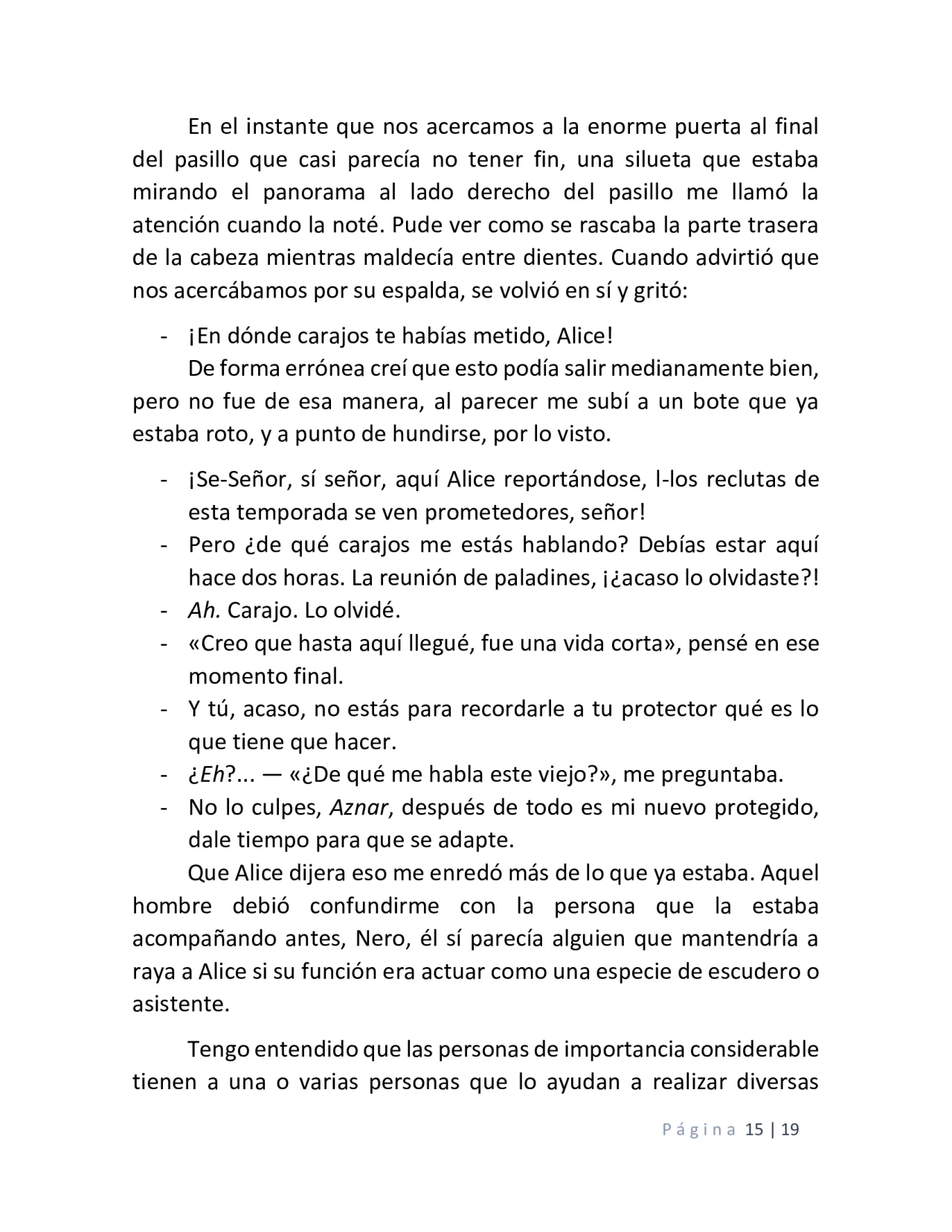 Página 15 del Manga