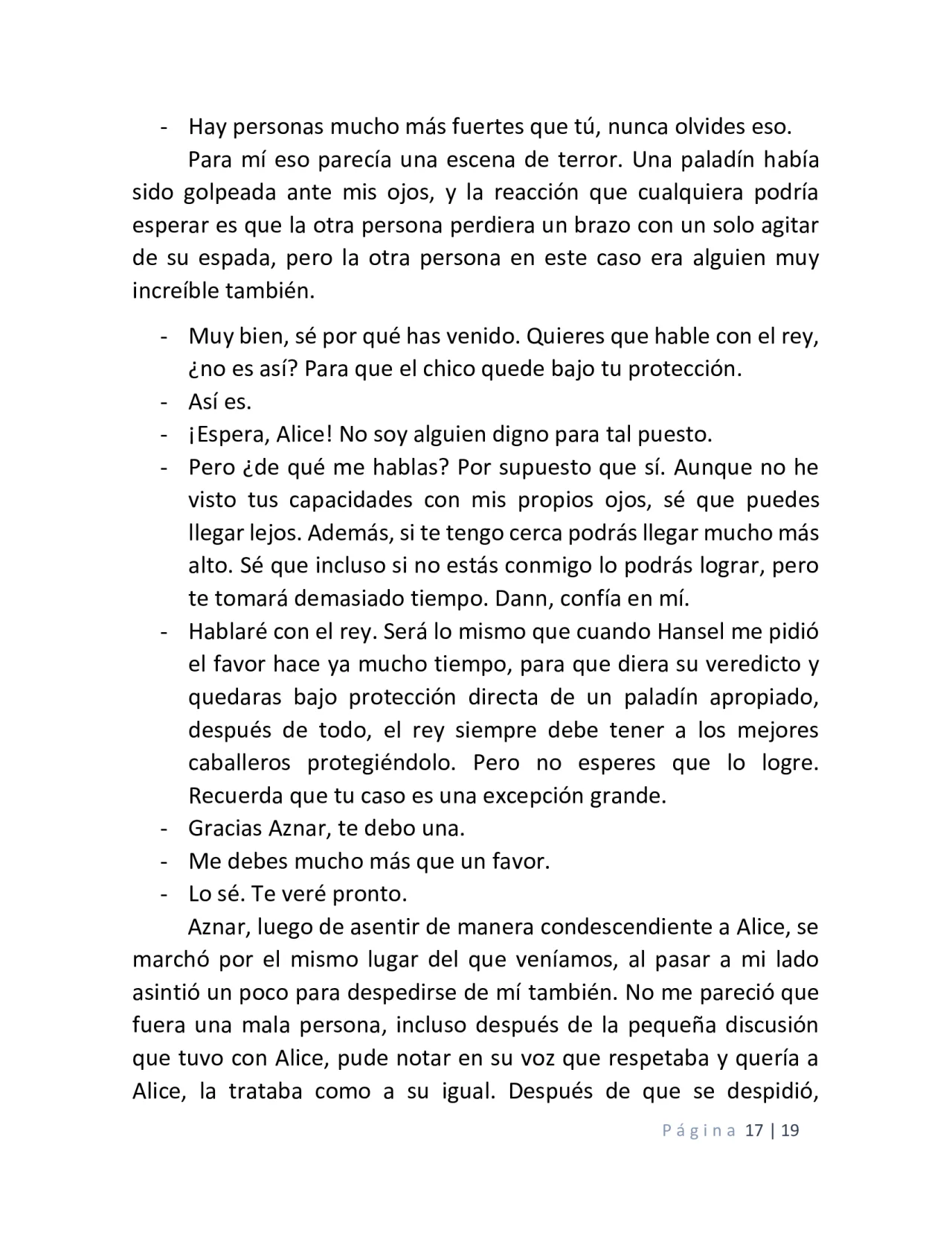 Página 17 del Manga