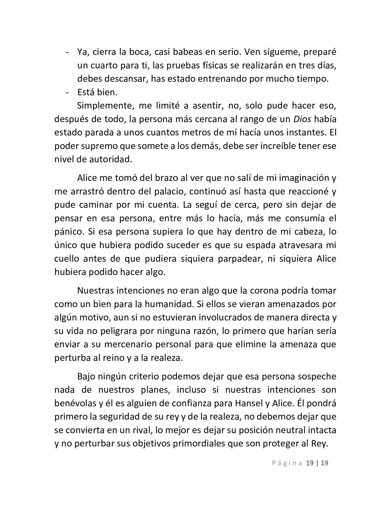 Página 19 del Manga