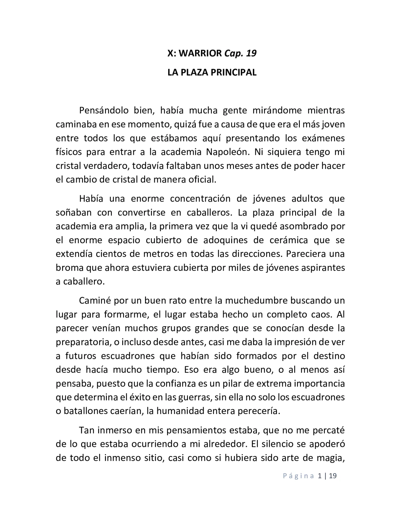 Página 20 del Manga