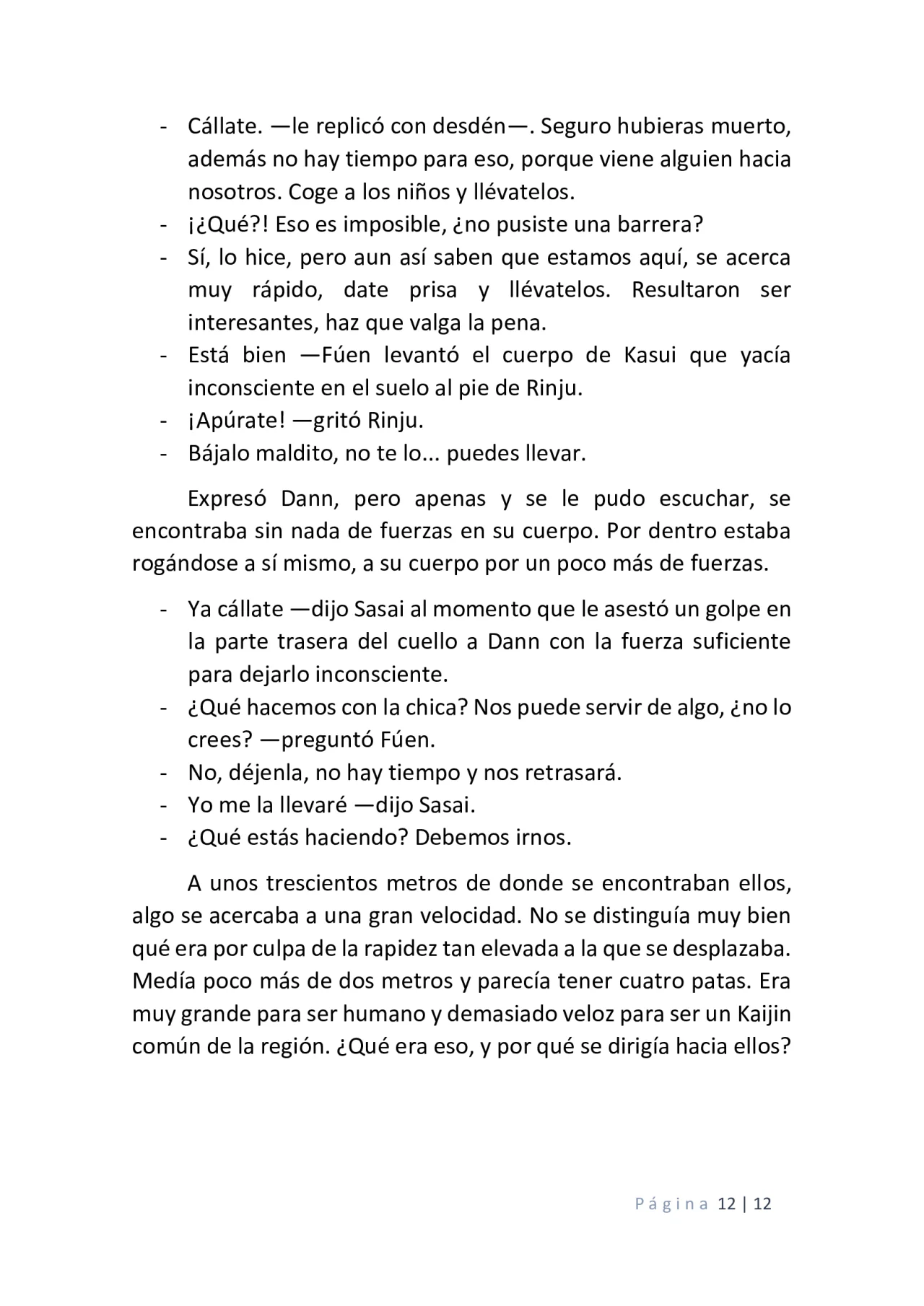 Página 12 del Manga