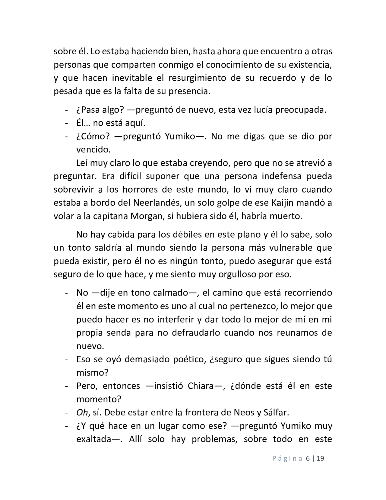 Página 6 del Manga