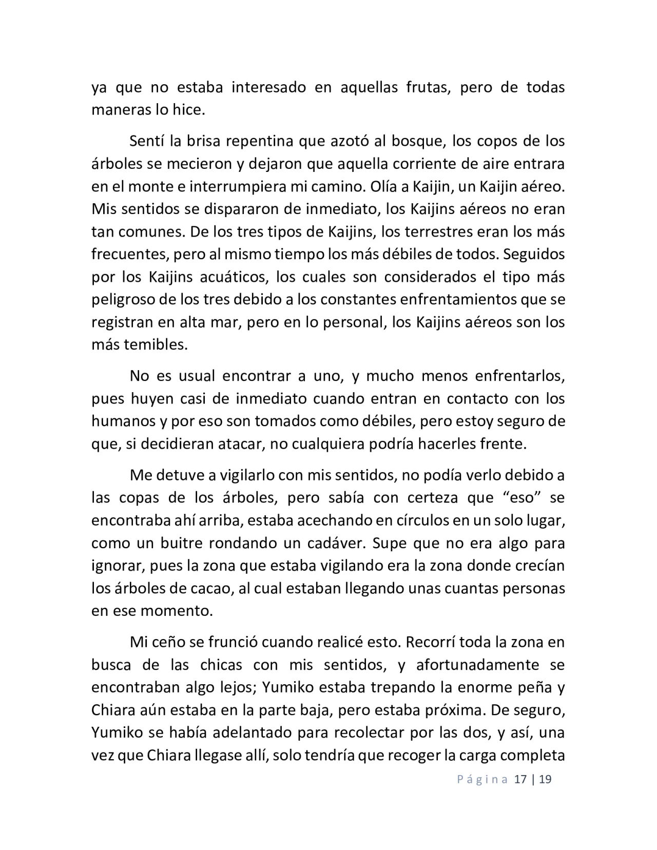 Página 17 del Manga