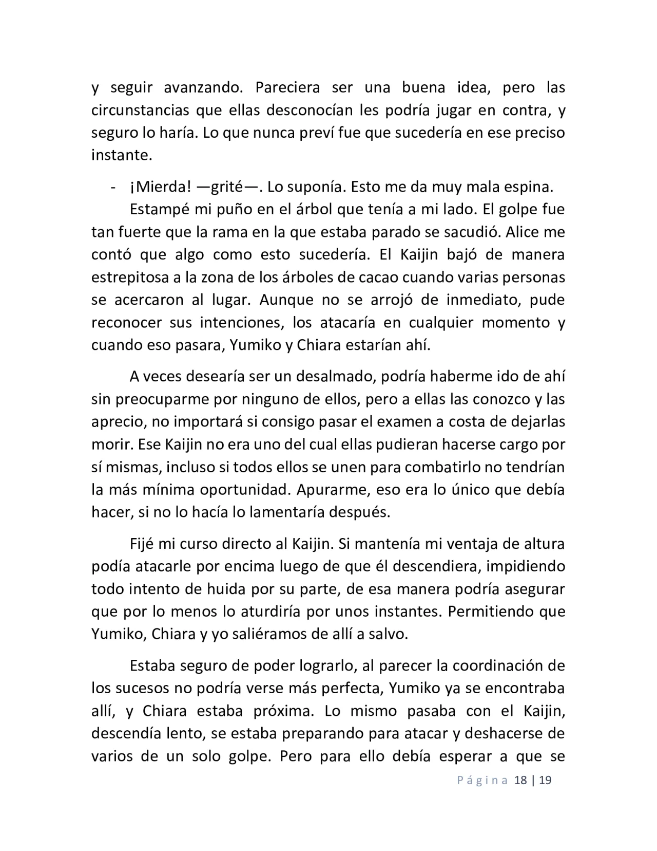 Página 18 del Manga