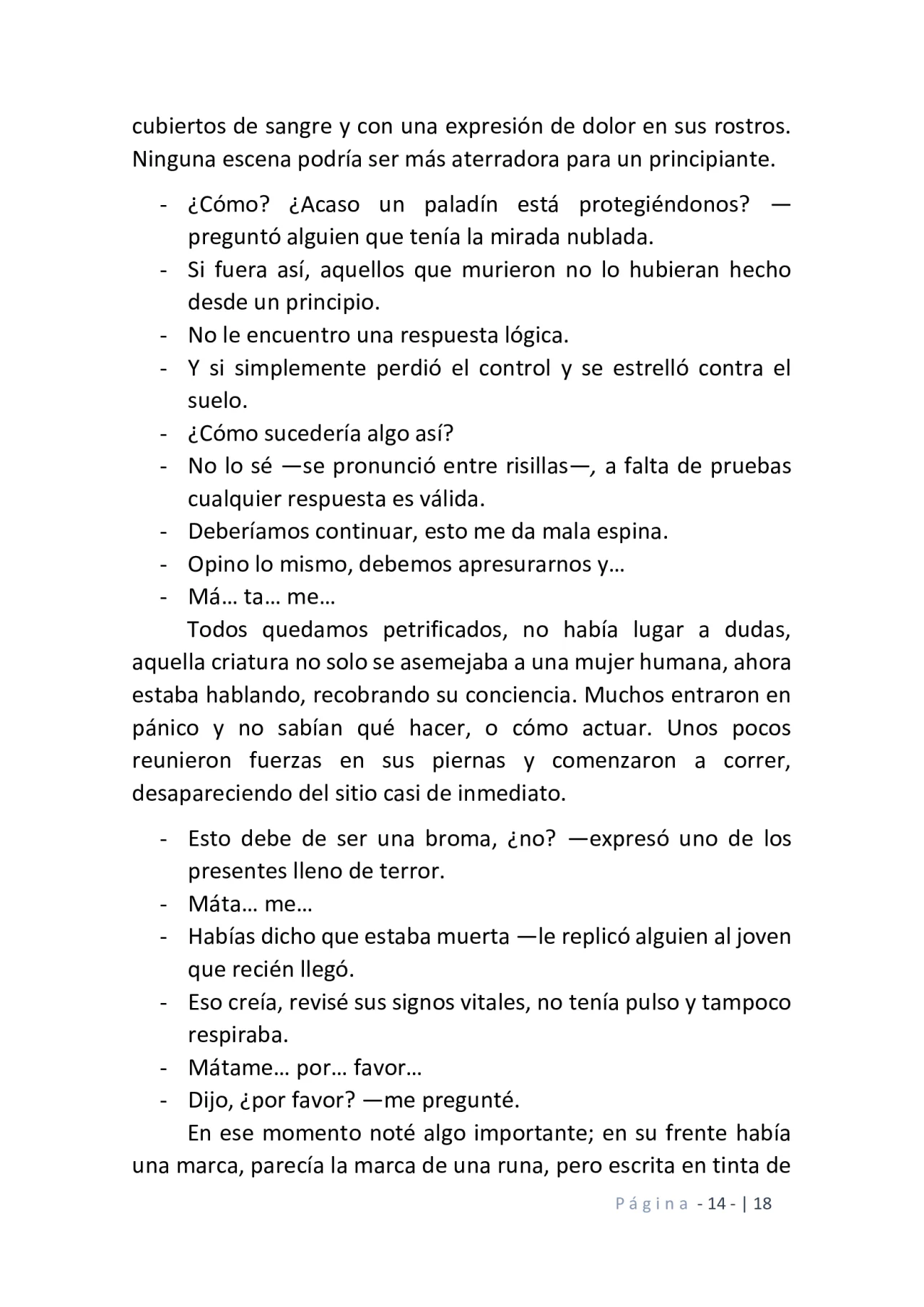 Página 14 del Manga