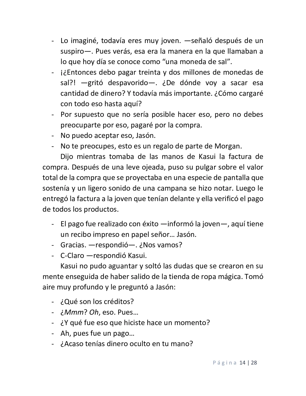 Página 14 del Manga