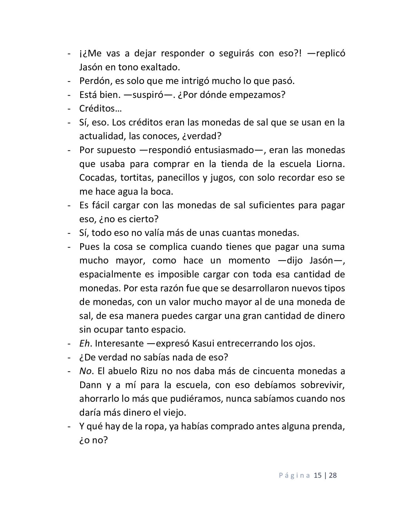 Página 15 del Manga