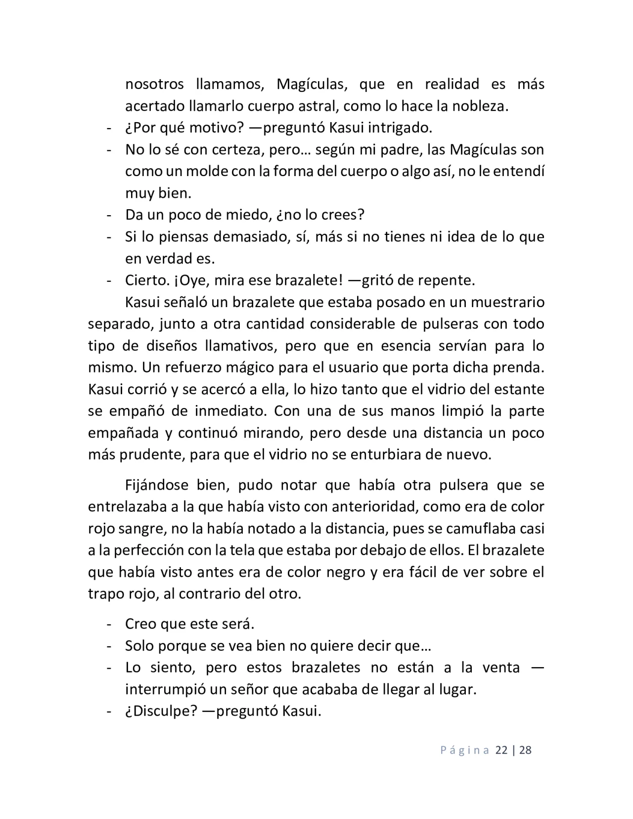 Página 22 del Manga