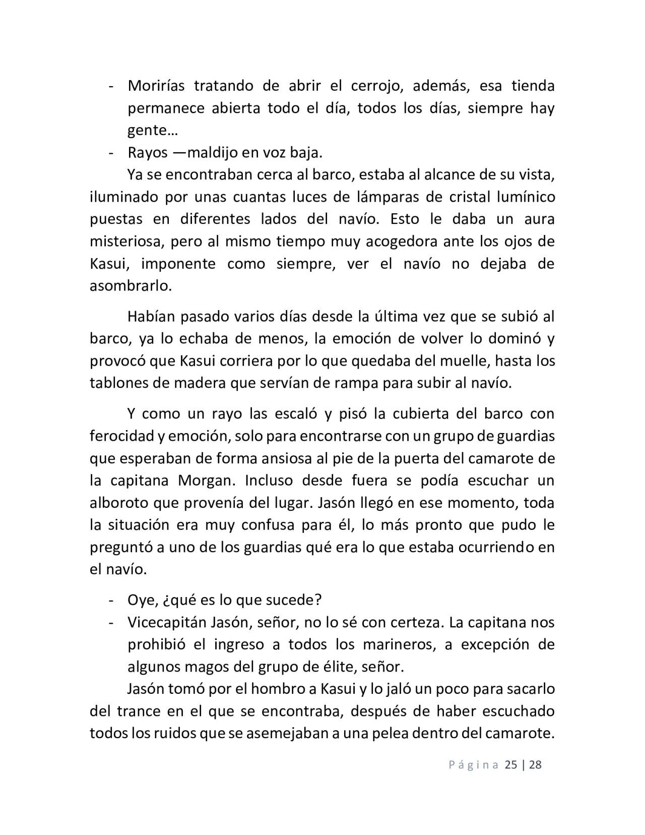 Página 25 del Manga