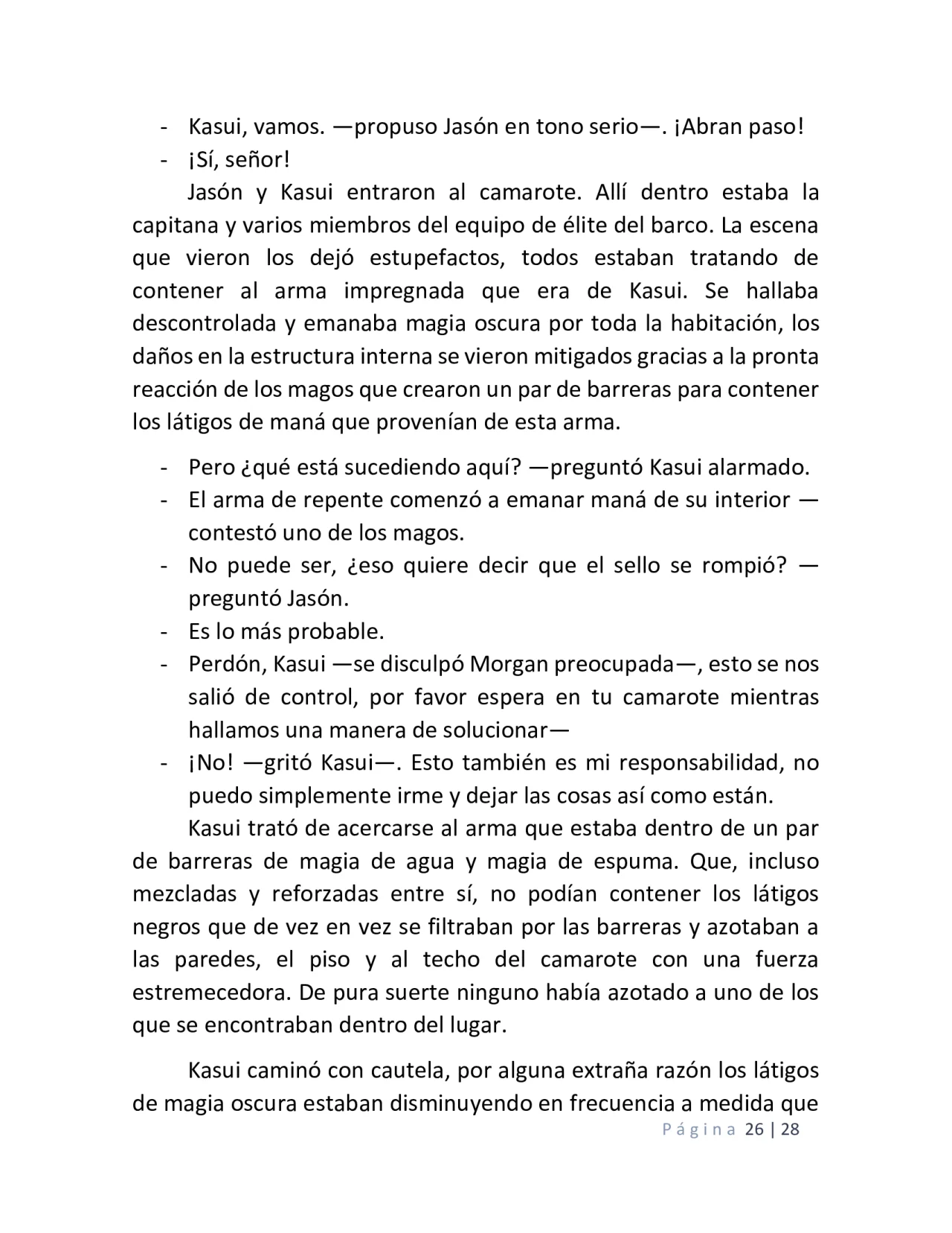 Página 26 del Manga