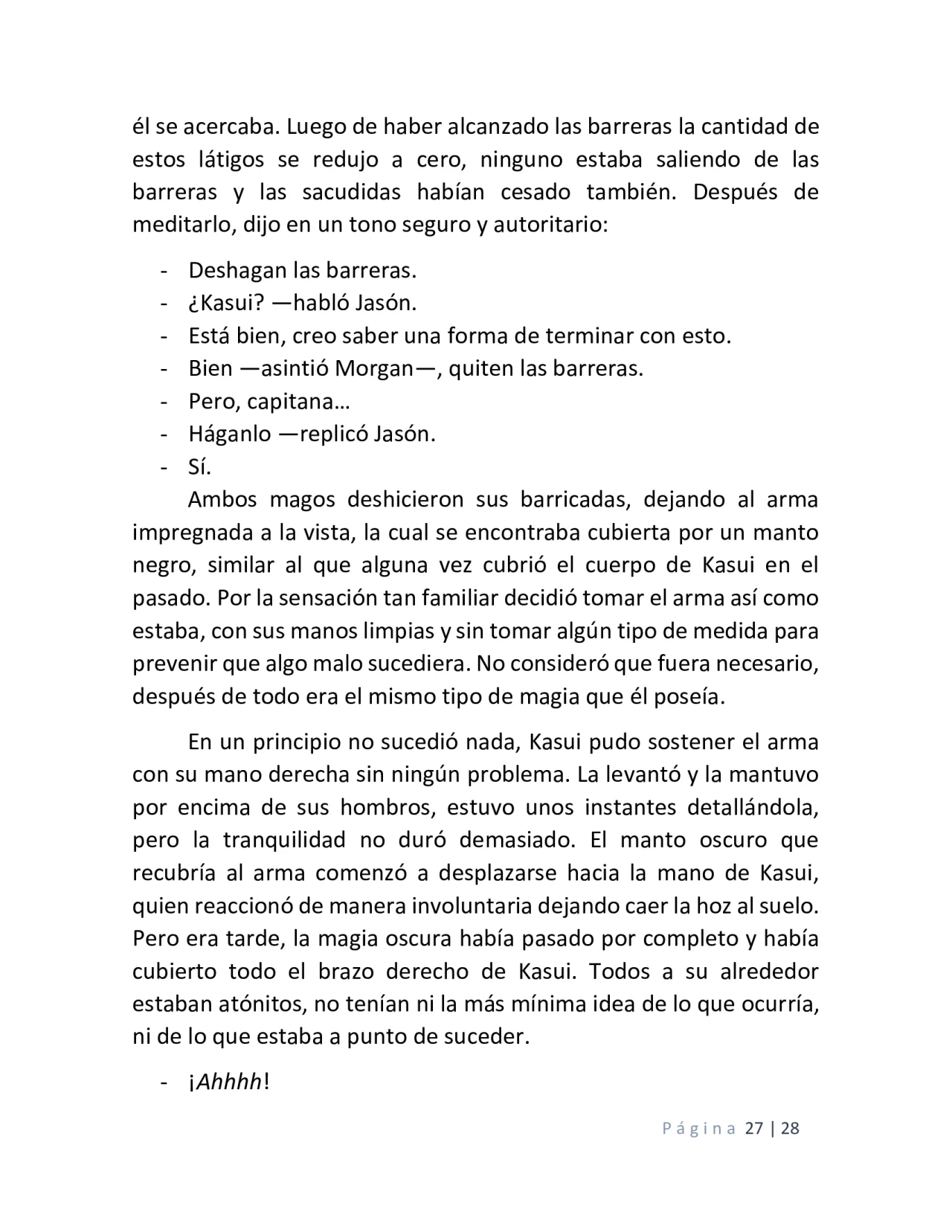 Página 27 del Manga