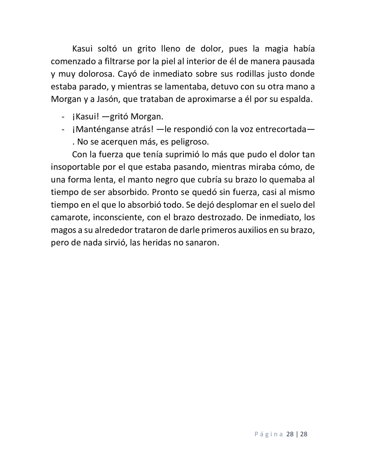 Página 28 del Manga