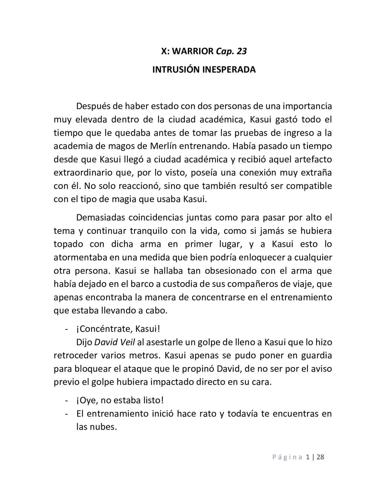 Página 29 del Manga