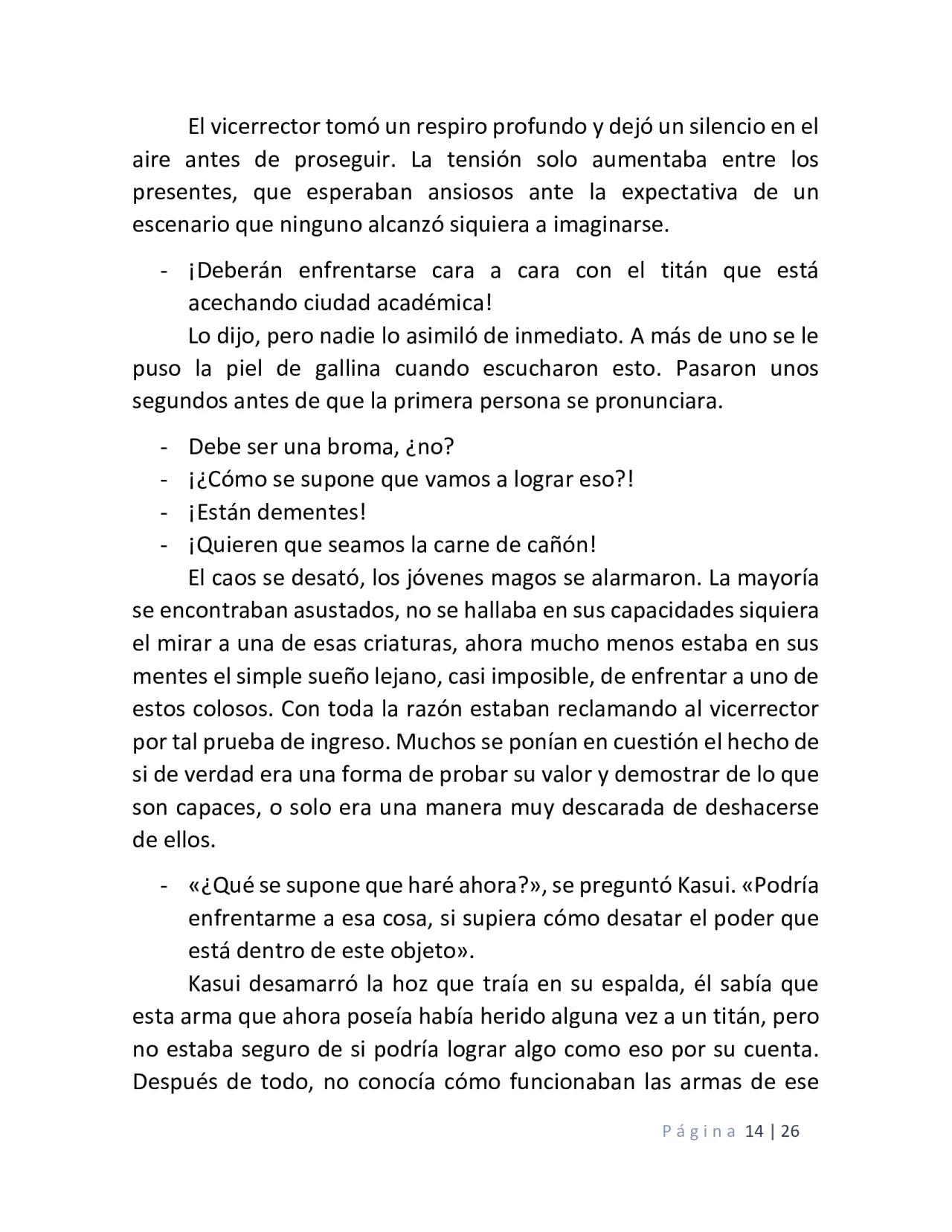 Página 14 del Manga