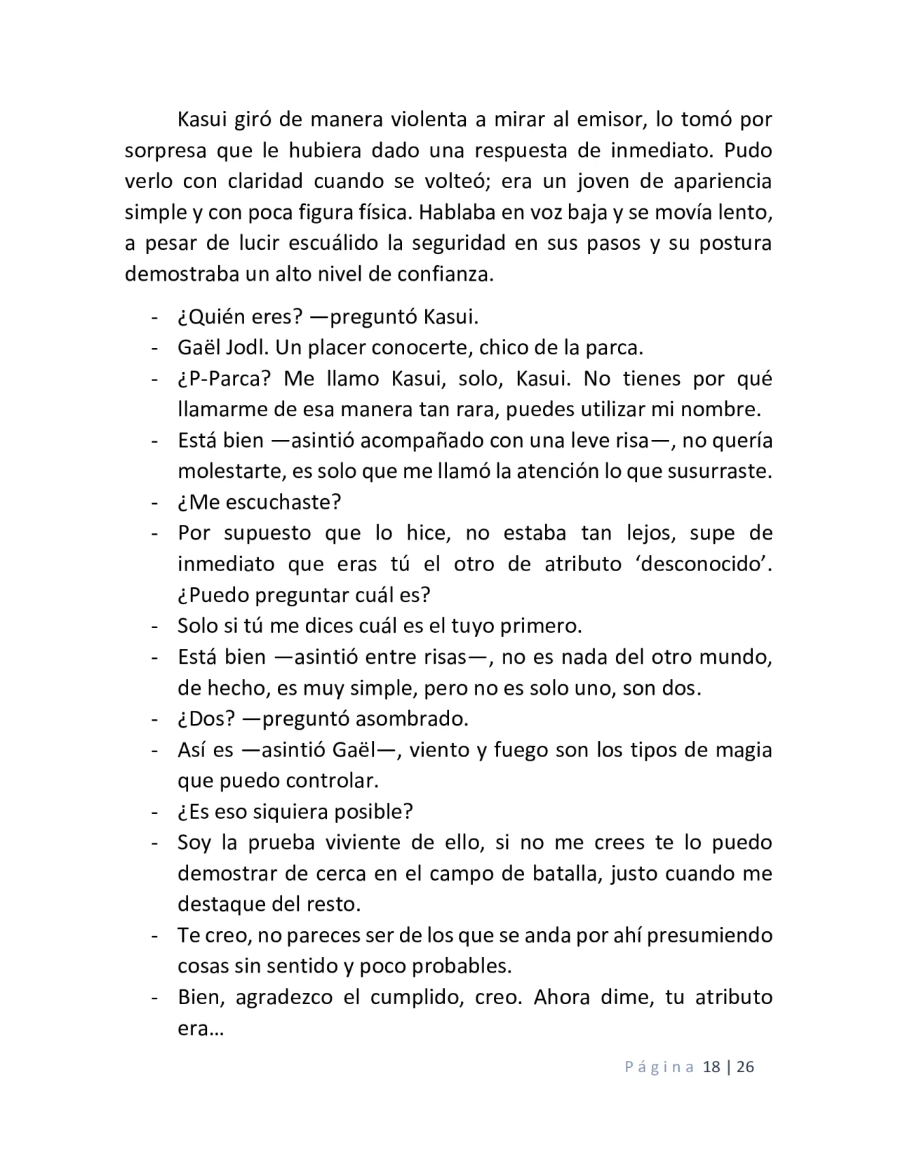 Página 18 del Manga