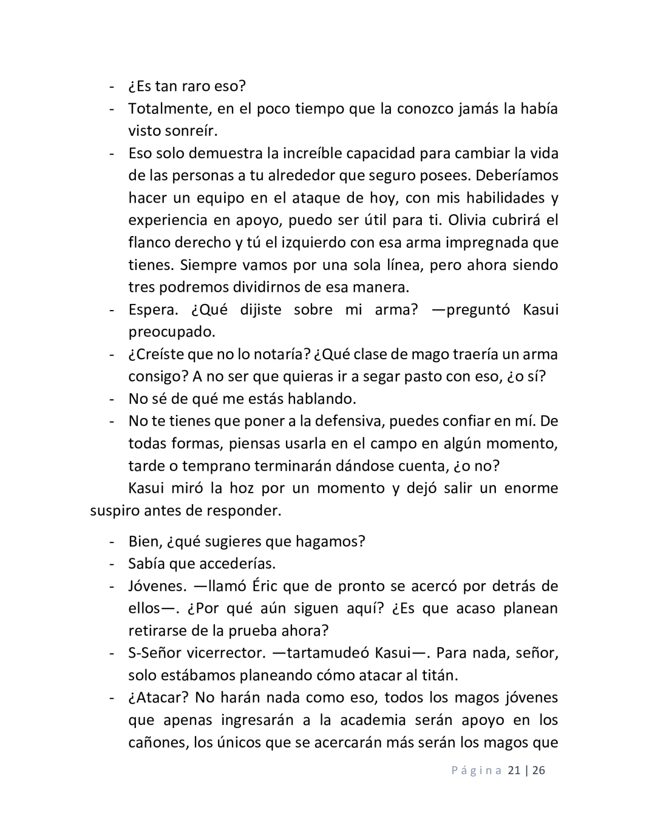 Página 21 del Manga