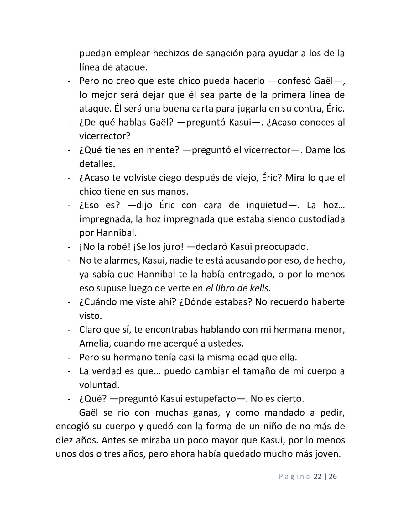 Página 22 del Manga