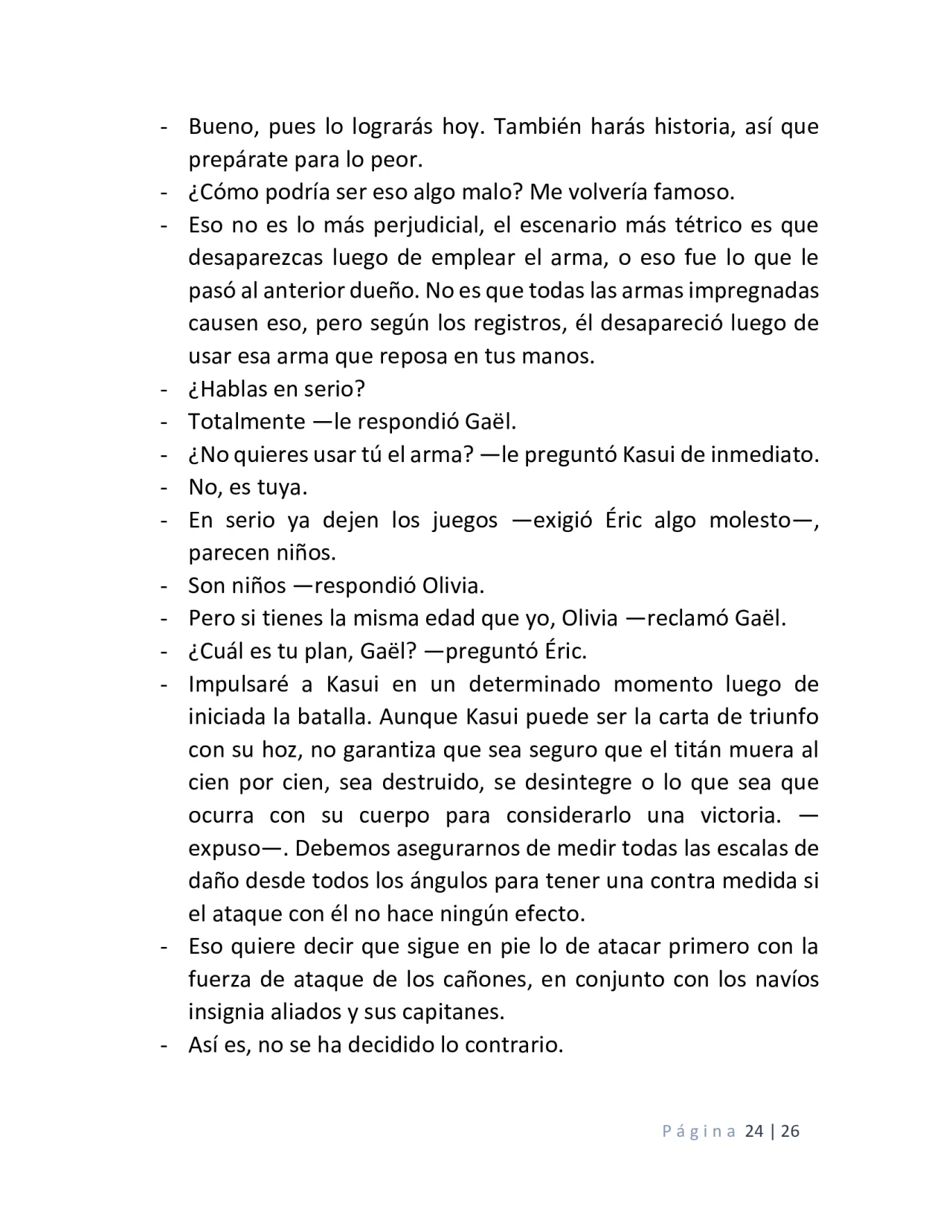 Página 24 del Manga