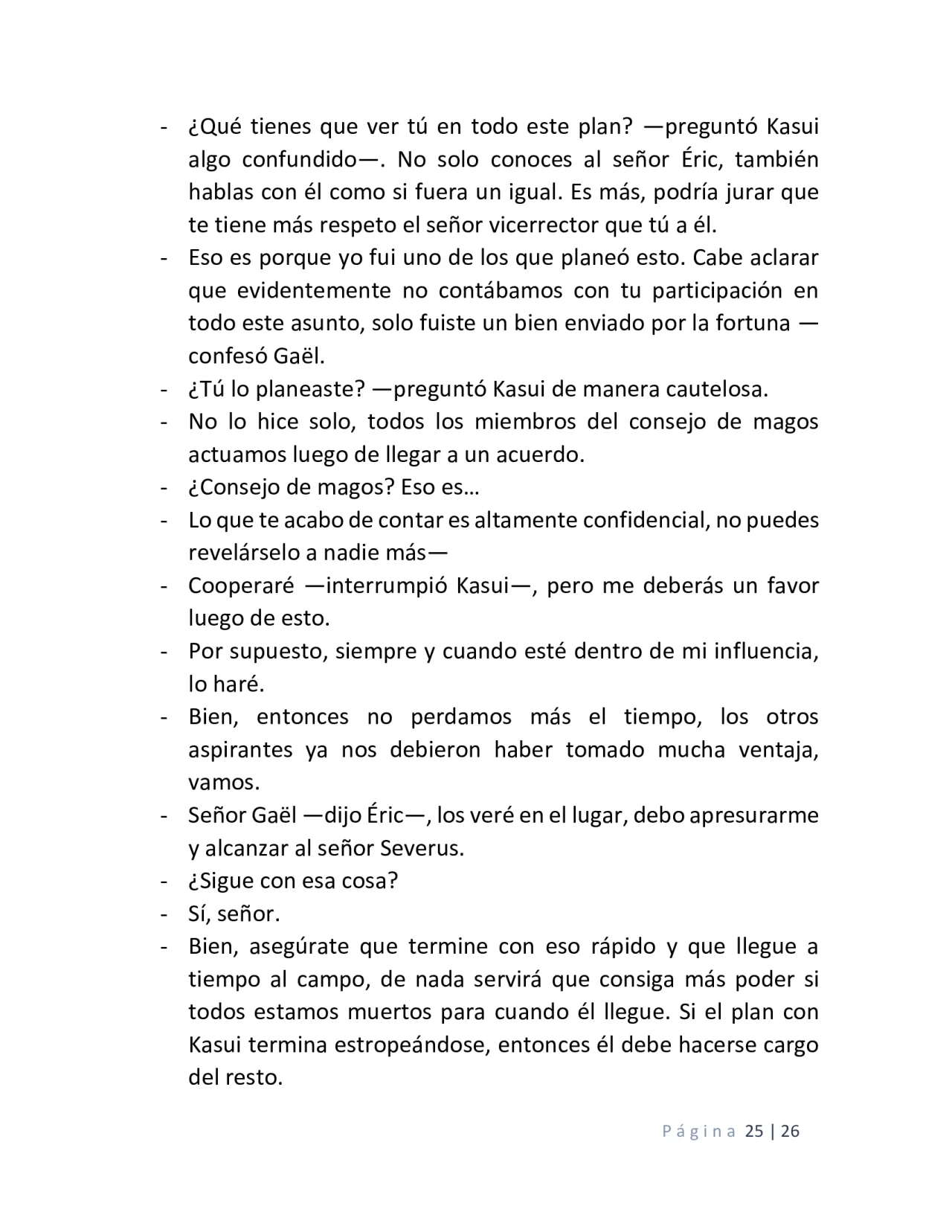 Página 25 del Manga