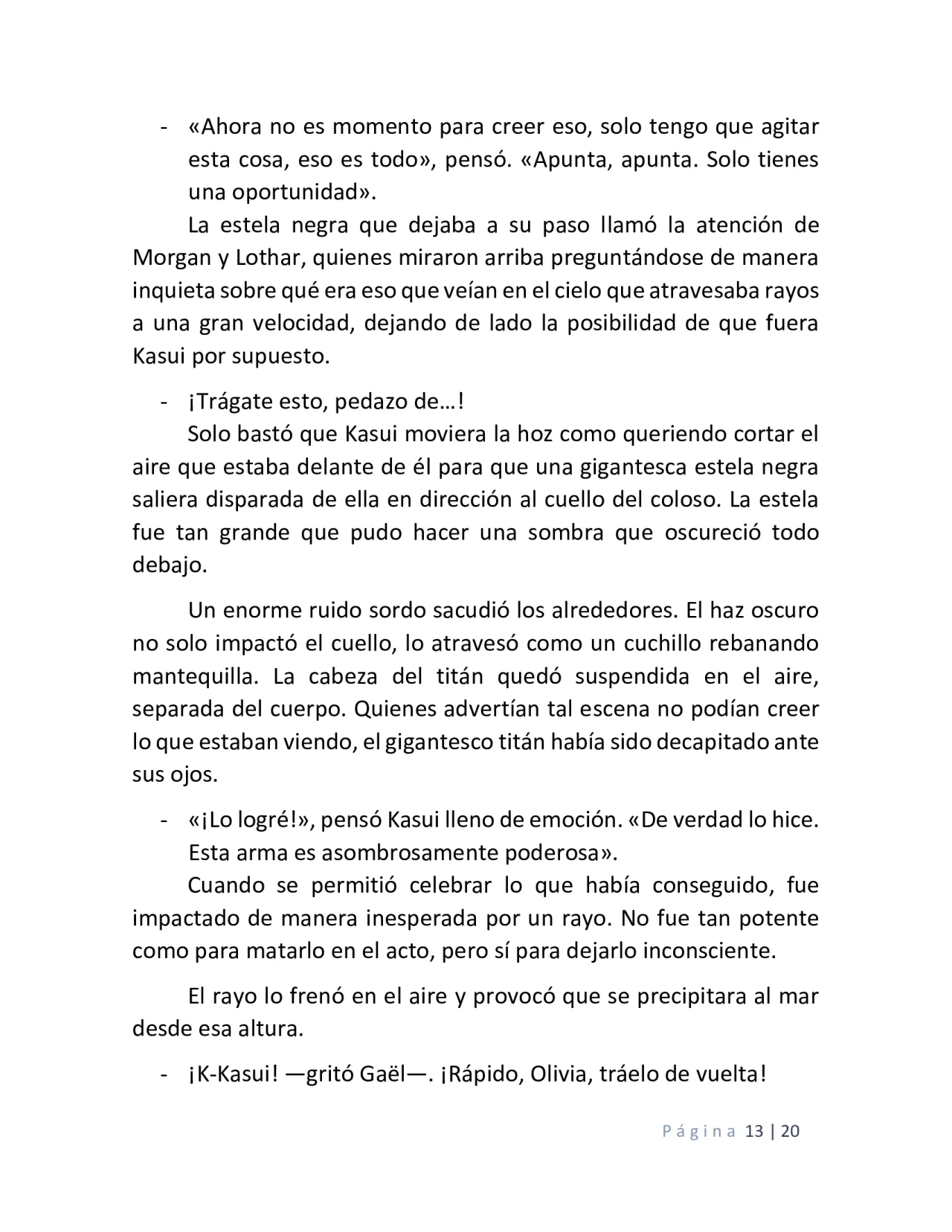 Página 13 del Manga