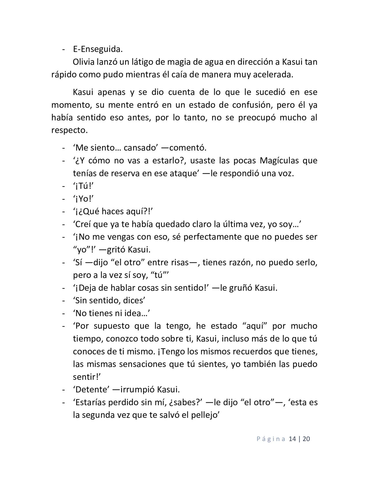 Página 14 del Manga