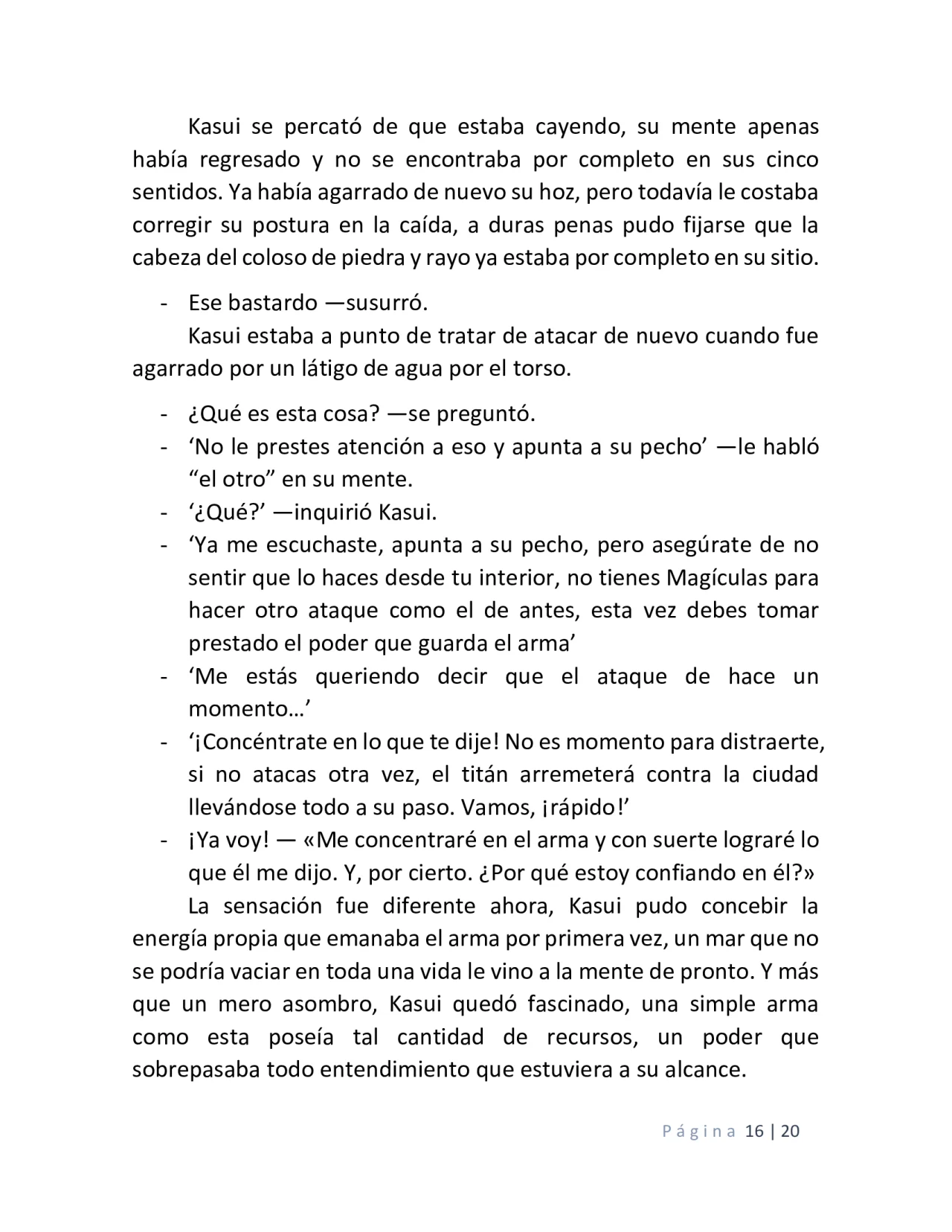 Página 16 del Manga