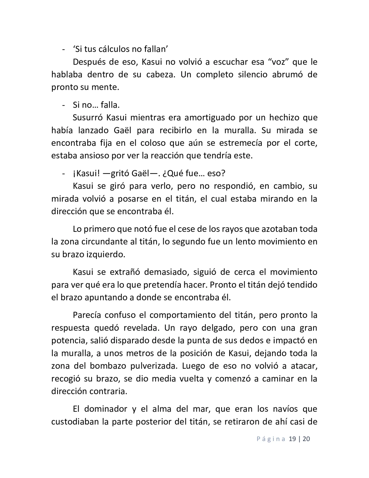 Página 19 del Manga