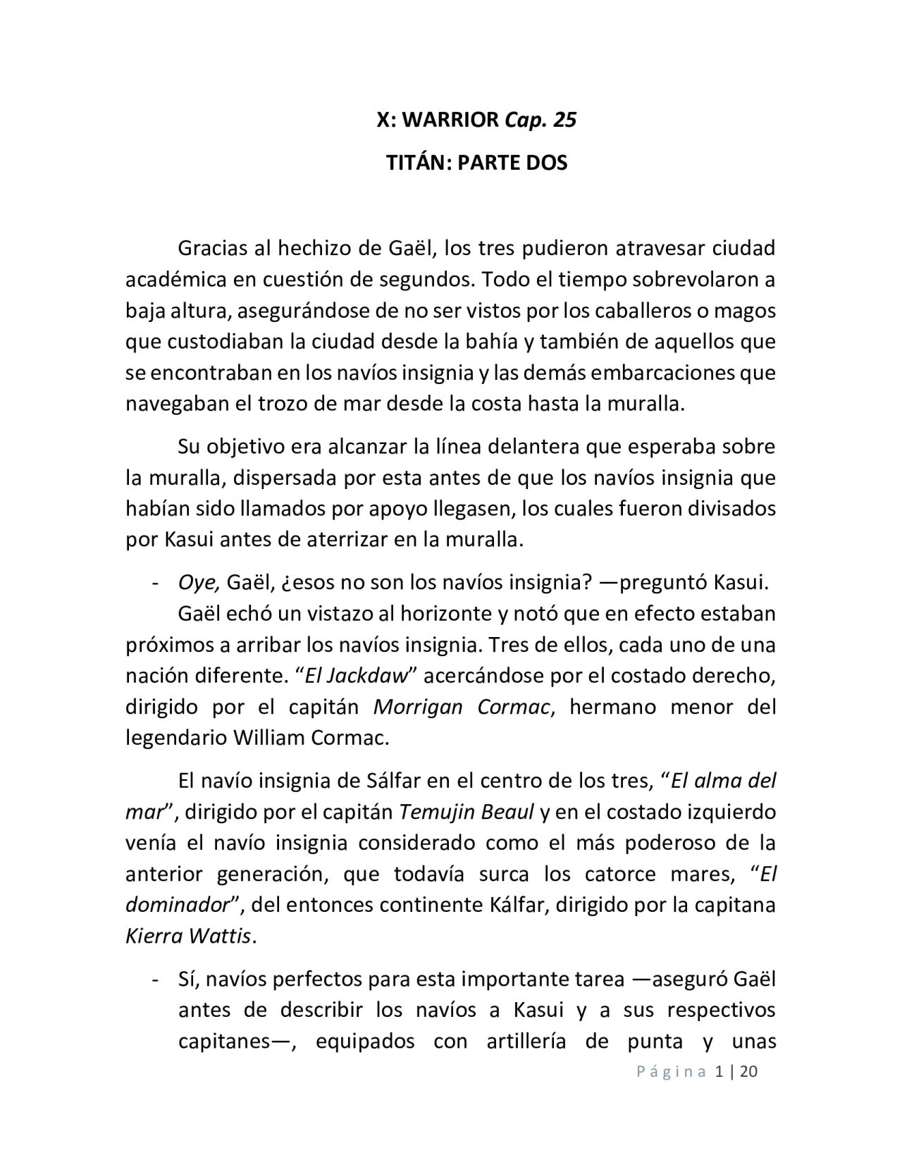 Página 21 del Manga