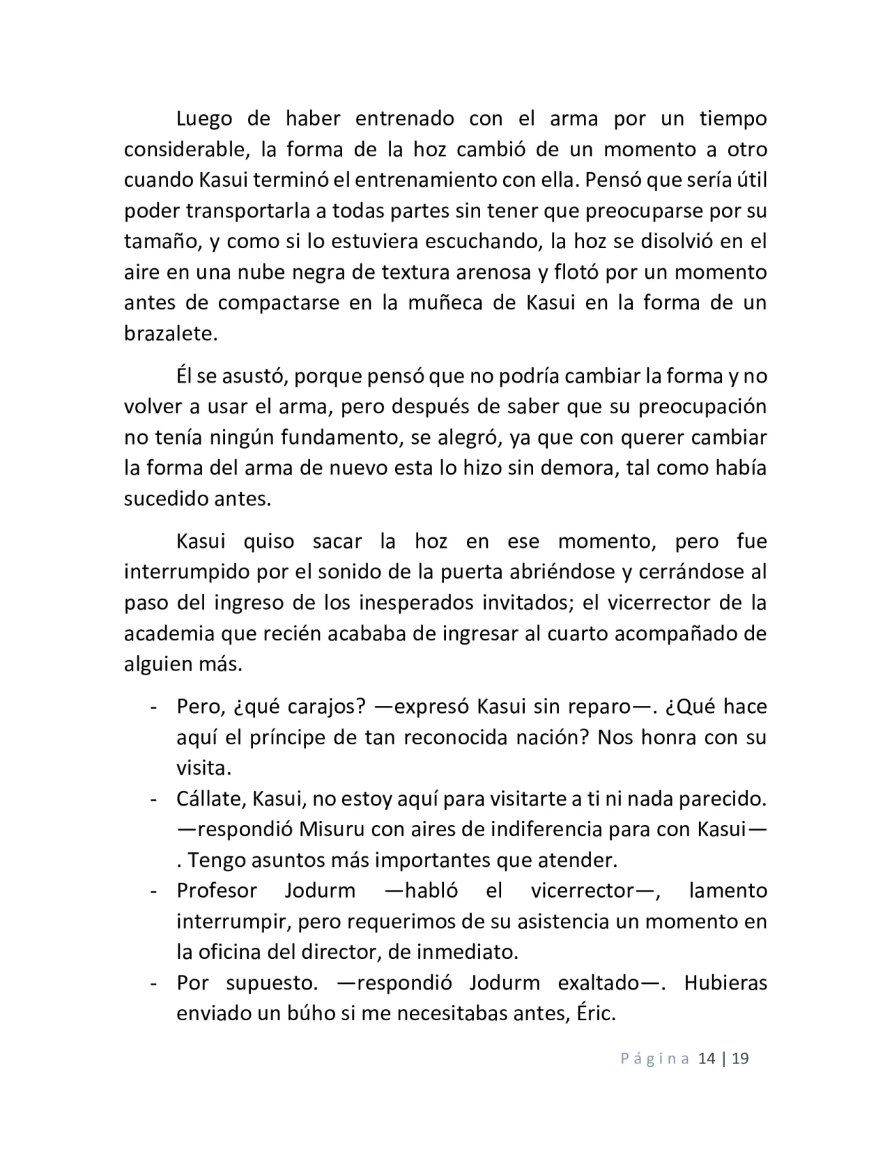 Página 14 del Manga