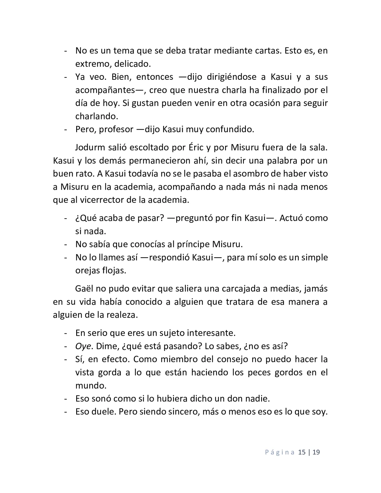 Página 15 del Manga