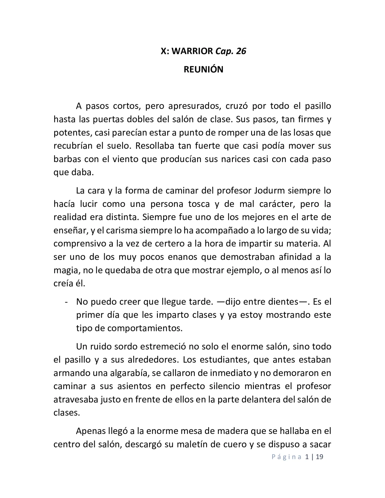 Página 20 del Manga