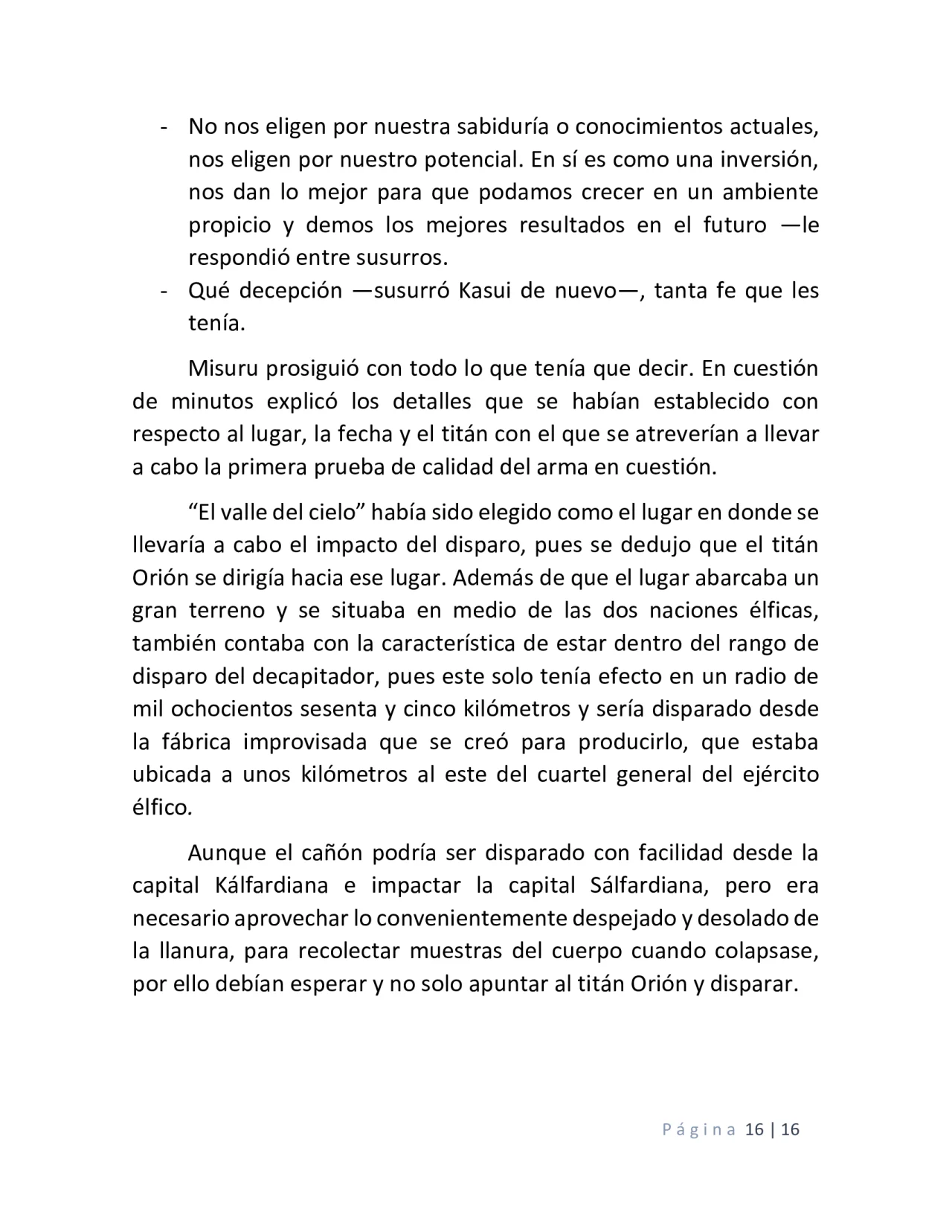 Página 16 del Manga