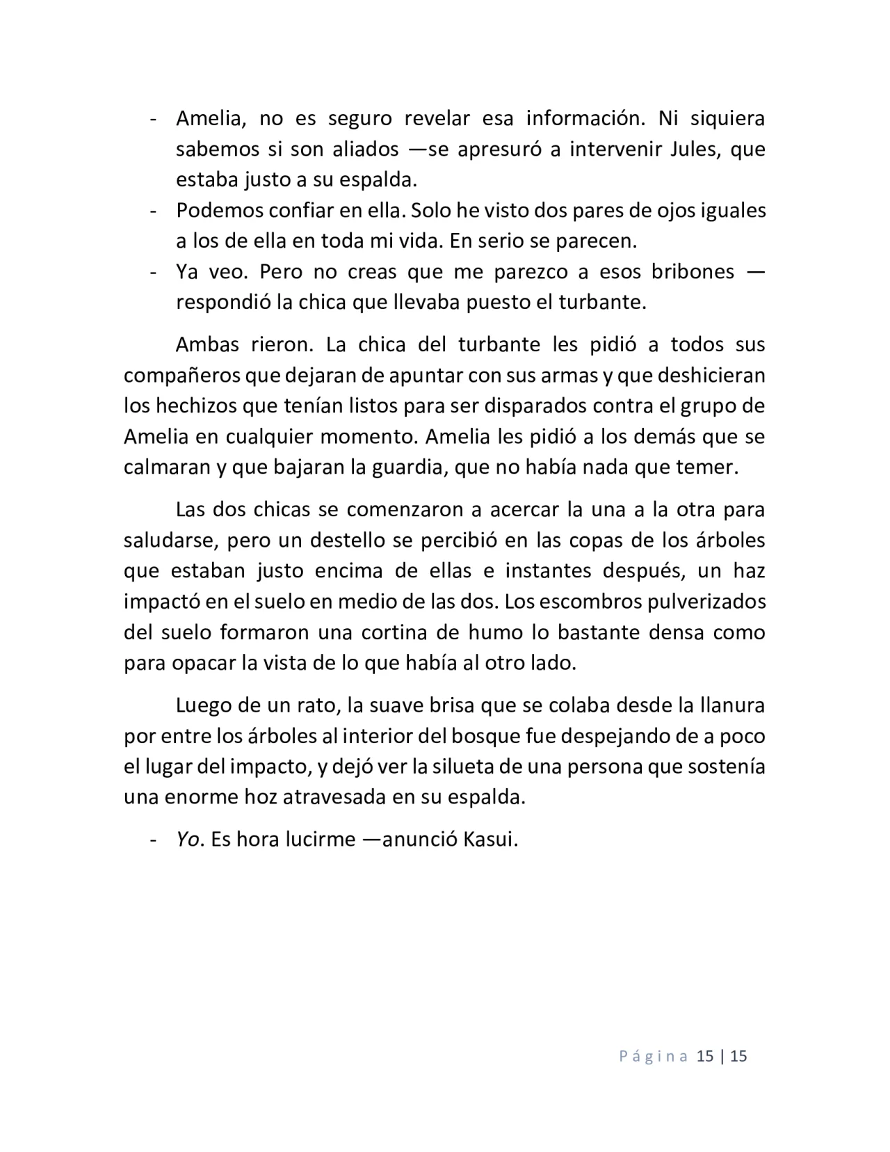 Página 15 del Manga