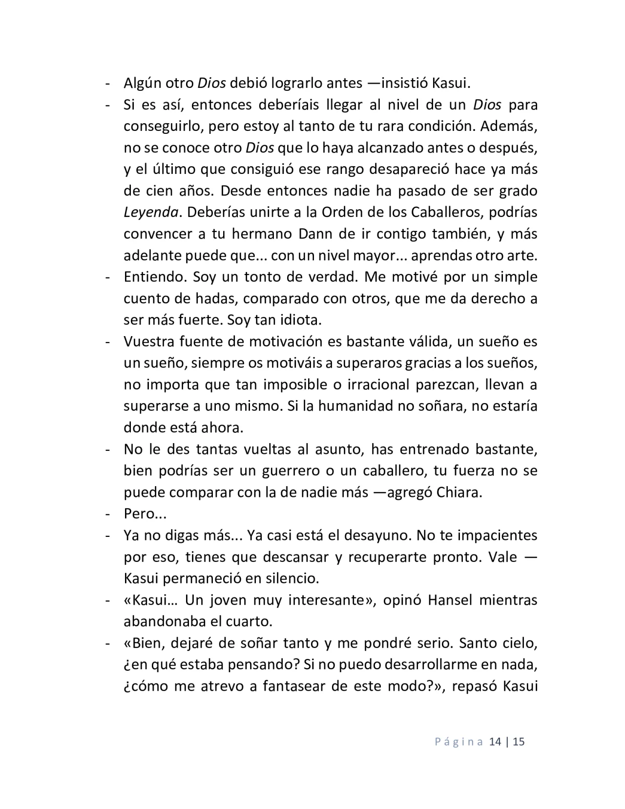 Página 14 del Manga