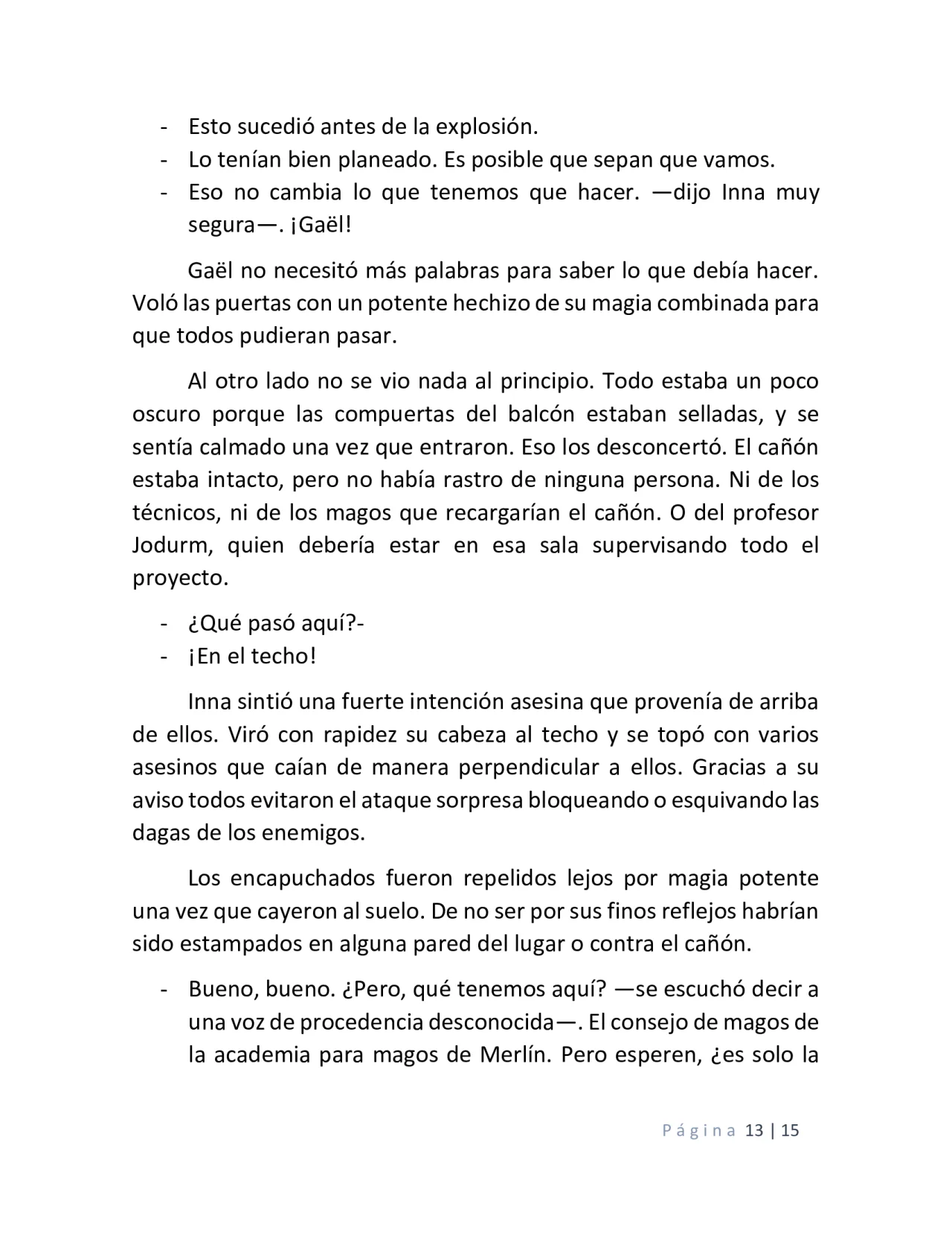 Página 13 del Manga