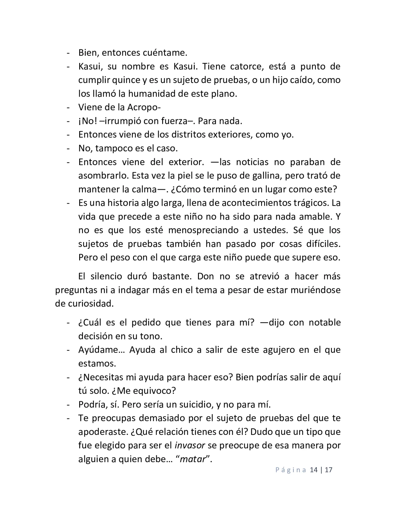 Página 14 del Manga