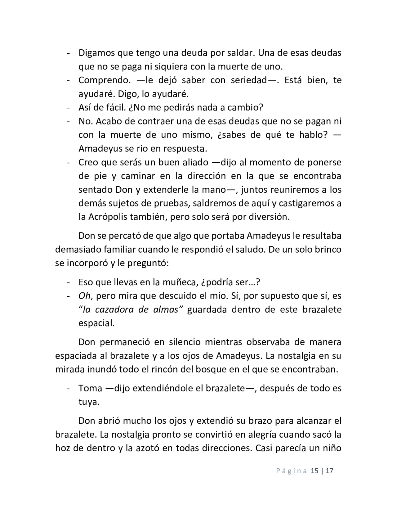 Página 15 del Manga