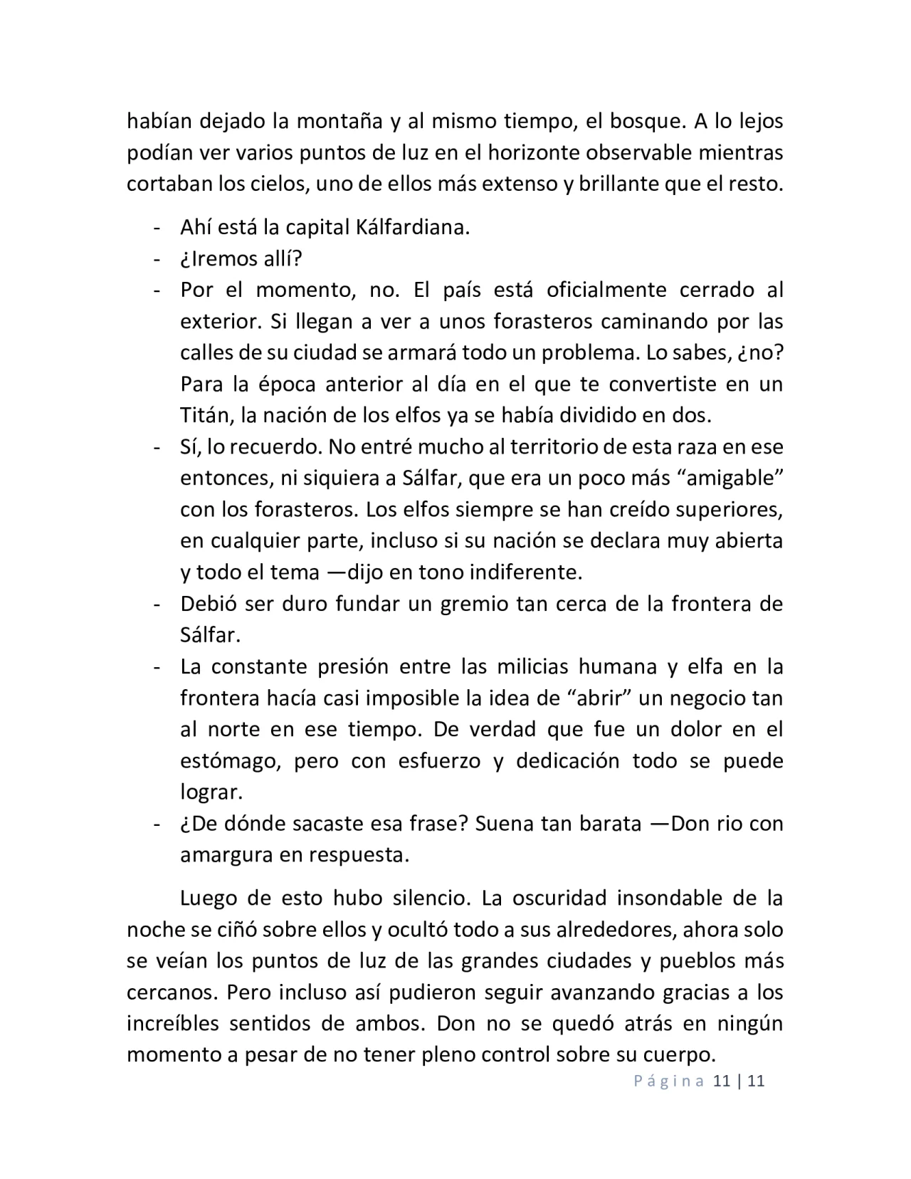 Página 11 del Manga