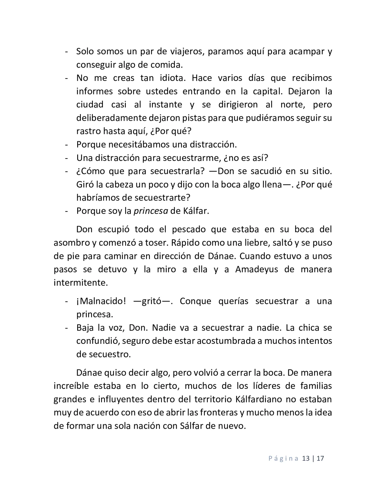 Página 13 del Manga