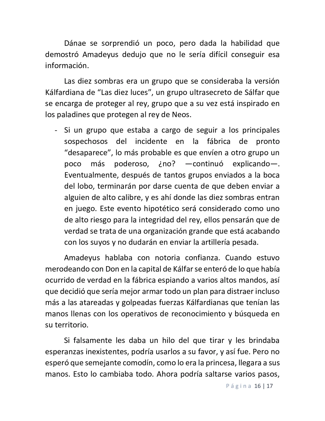 Página 16 del Manga