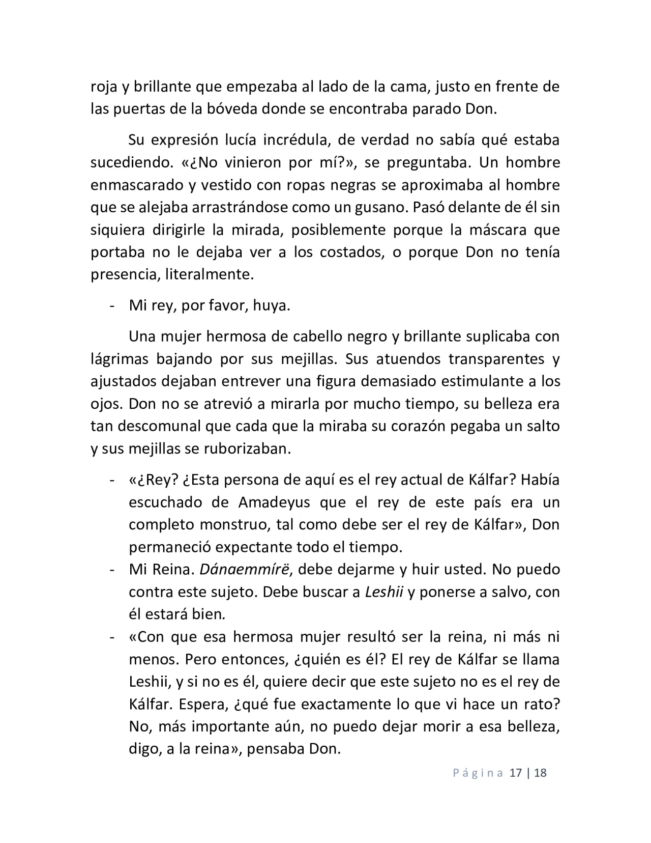 Página 17 del Manga